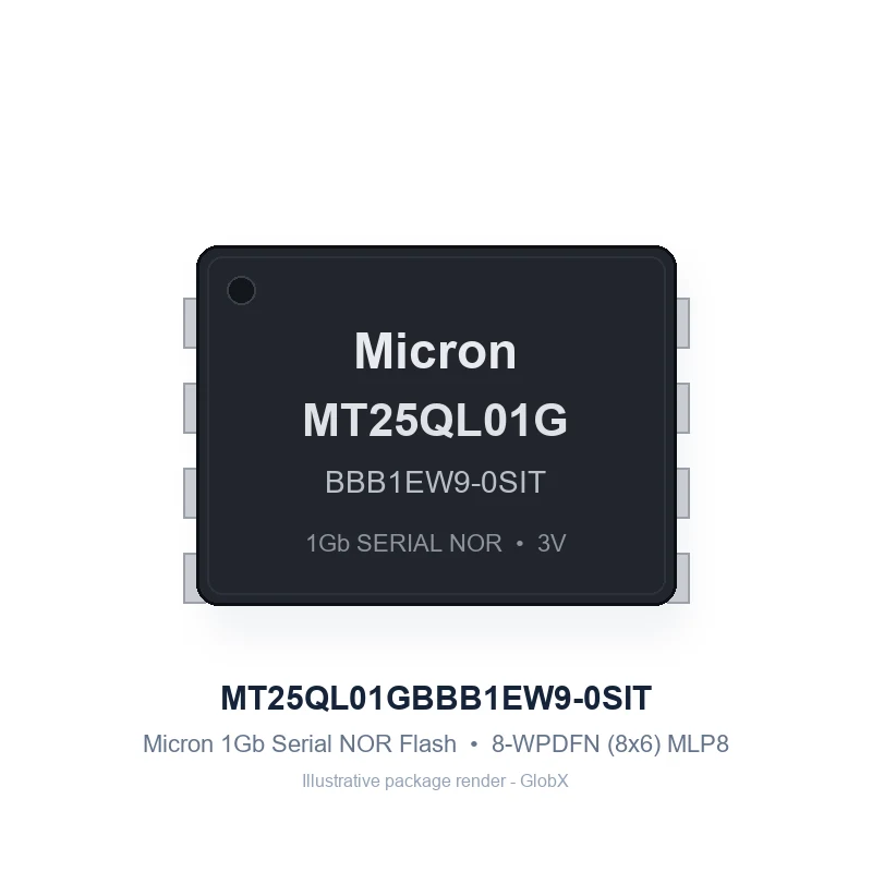 MT25QL01GBBB1EW9-0SIT by Micron