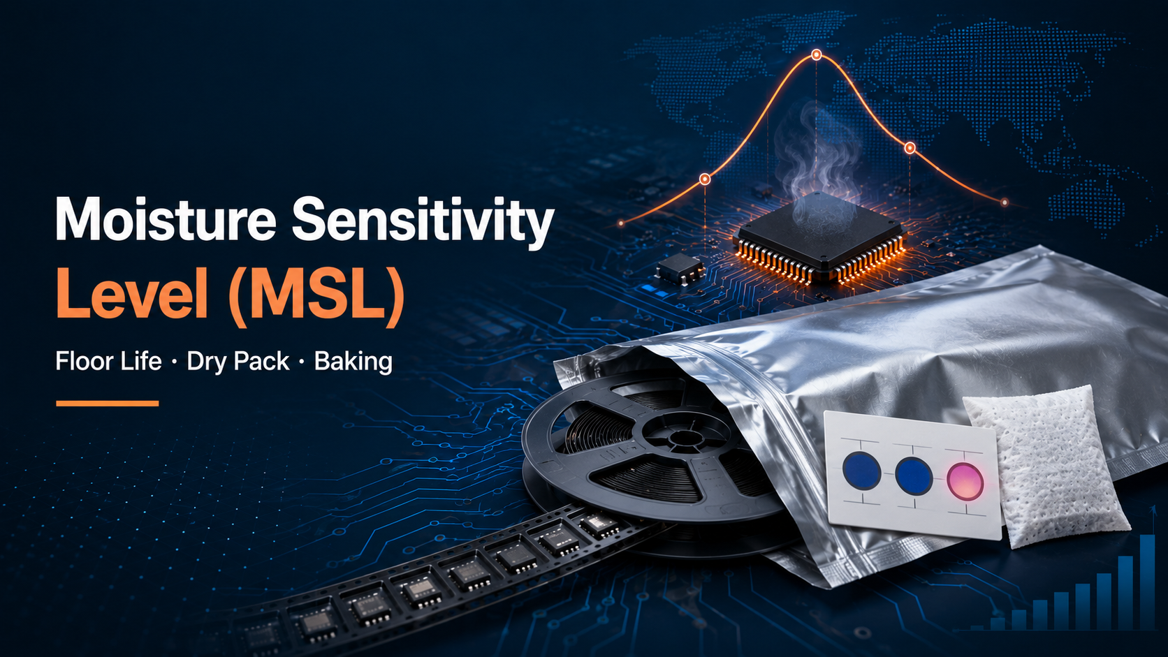 Moisture Sensitivity Level (MSL) Explained: Floor Life, Dry Pack and Baking
