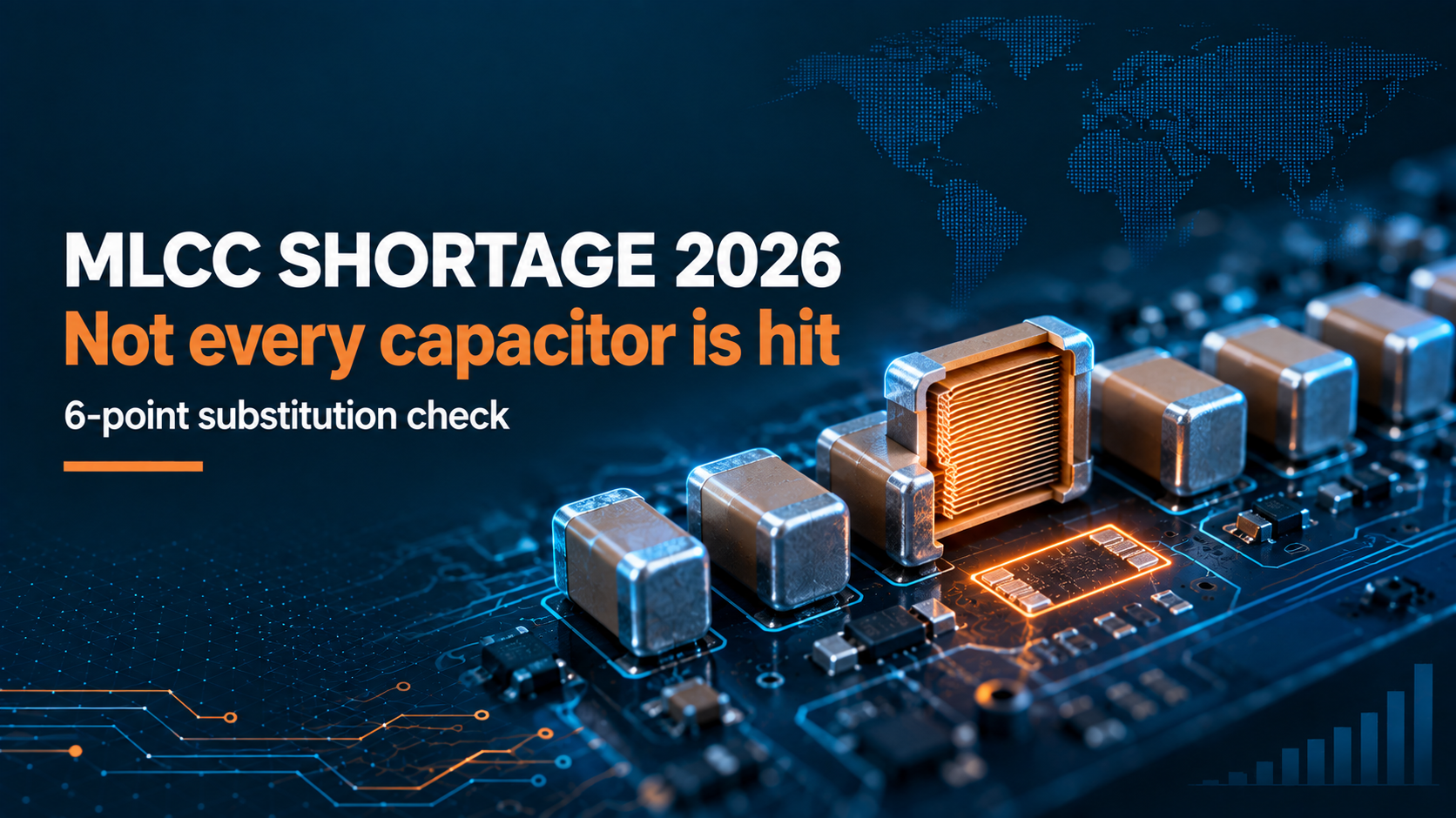 MLCC Shortage 2026: Which Capacitors Are Hit and a 6-Point Substitution Check