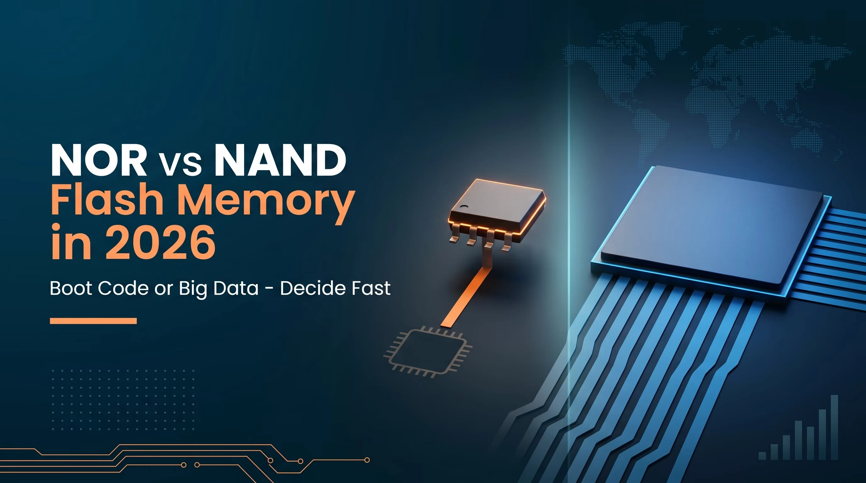 NOR vs NAND Flash: The 2026 Buyer's Decision Guide