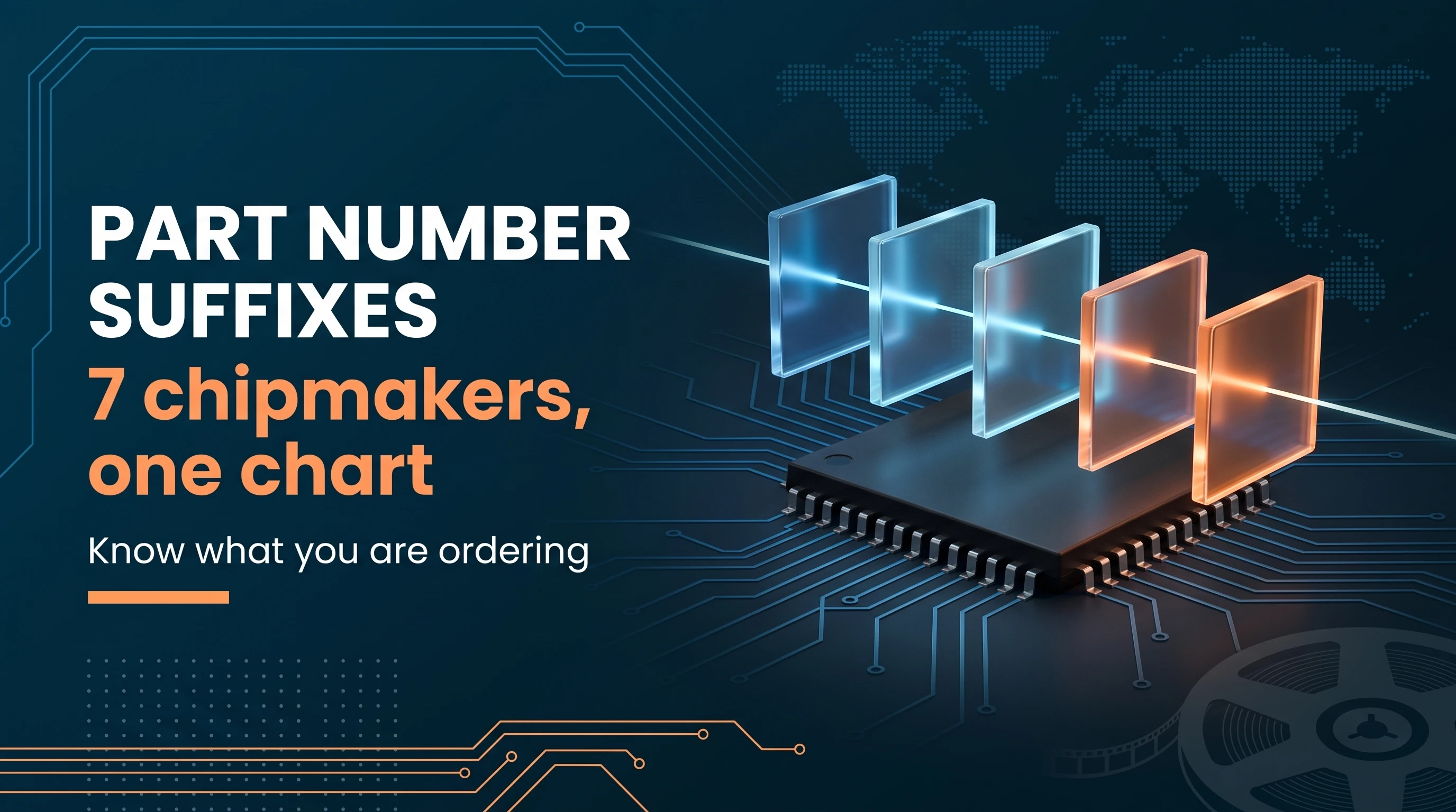Part Number Suffix Decoder: 7 Chipmakers' Ordering Codes in One Chart