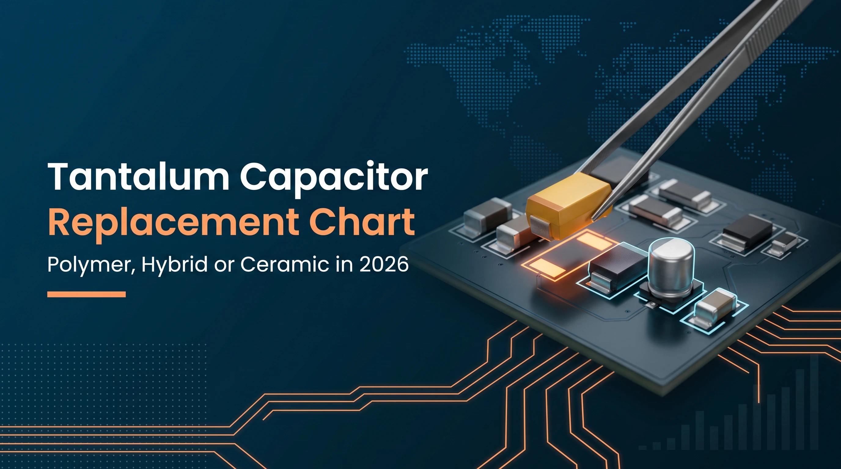 Tantalum Capacitor Replacement: Polymer, Hybrid or Ceramic? A 2026 Substitution Chart